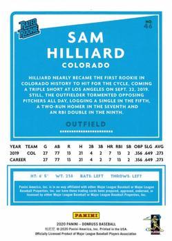 2020 Donruss - Look At This Emoji #46 Sam Hilliard Back