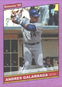 2020 Donruss - Holo Purple #213 Andres Galarraga Front