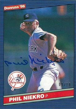 2020 Donruss - Recollection Collection Buyback Autographs #580 Phil Niekro Front