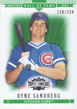 2007 Topps Triple Threads - Emerald #88 Ryne Sandberg Front