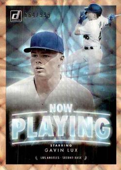 2020 Donruss - Now Playing #NP-9 Gavin Lux Front