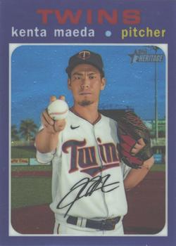 2020 Topps Heritage - Chrome Purple Refractor #THC-538 Kenta Maeda Front