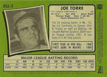 2020 Topps Heritage - Real One Autographs #ROA-JT Joe Torre Back