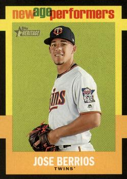 2020 Topps Heritage - New Age Performers #NAP-9 Jose Berrios Front