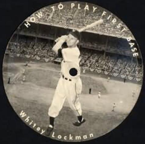 1953 H-O Oatmeal Records #NNO Whitey Lockman Front