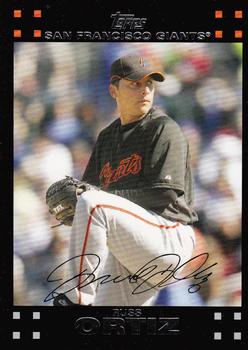 2007 Topps Updates & Highlights - Red Back #UH32 Russ Ortiz Front