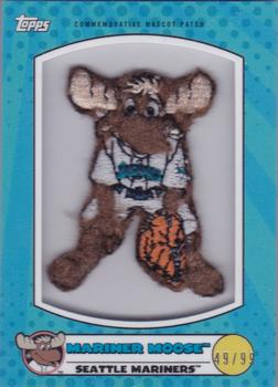2020 Topps Opening Day - Mascot Commemorative Patch Relics #MPR-MM Mariner Moose Front