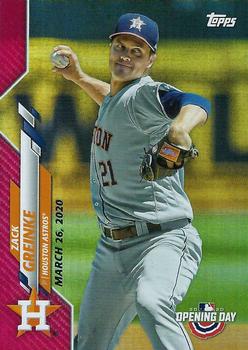 2020 Topps Opening Day - Red Foil #121 Zack Greinke Front