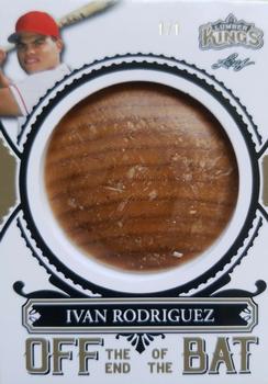 2020 Leaf Lumber Kings - Off the End of the Bat Relics #OB-23 Ivan Rodriguez Front