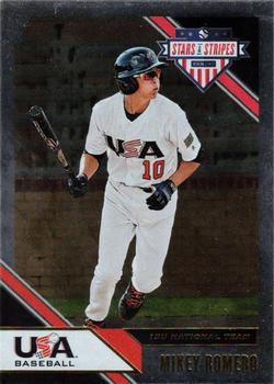 2020 Panini USA Baseball Stars & Stripes - Base (Retail) #57 Mikey Romero Front