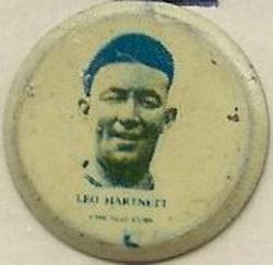 1938 Our National Game Pins (PM8) #NNO Leo Hartnett Front