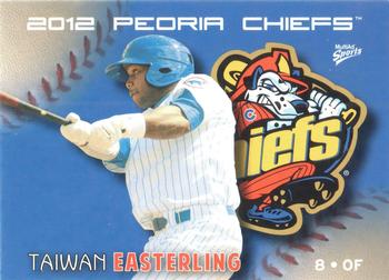 2012 MultiAd Peoria Chiefs #11 Taiwan Easterling Front