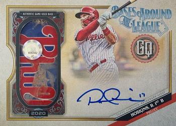 2020 Topps Gypsy Queen - Bases Around the League Autograph Relic #BAL-RH Rhys Hoskins Front