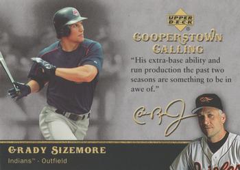 2007 Upper Deck - Cooperstown Calling #CC-SI Grady Sizemore Front