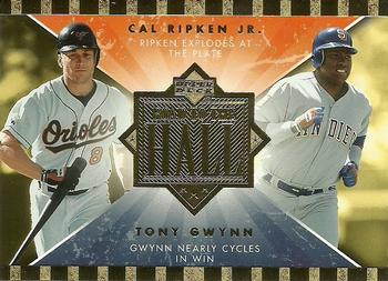 2007 Upper Deck - Road to the Hall #CRTG37 Cal Ripken Jr. / Tony Gwynn Front