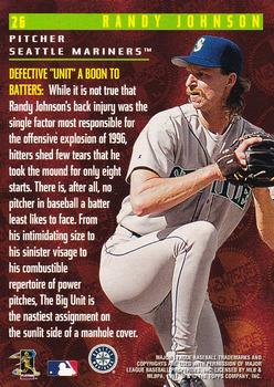 1997 Stadium Club Members Only 55 #26 Randy Johnson Back