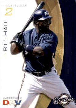 2009 DAV Major League #01 Bill Hall Front