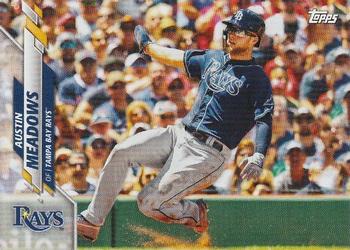 2020 Topps Tampa Bay Rays #TB-3 Austin Meadows Front