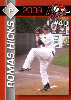 2009 New Jersey Jackals #NNO Romas Hicks Front