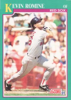 1991 Score - Promos #116 Kevin Romine Front