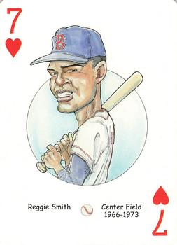 2005 Hero Decks Boston Red Sox Baseball Heroes Playing Cards (1st Edition) #7♥ Reggie Smith Front