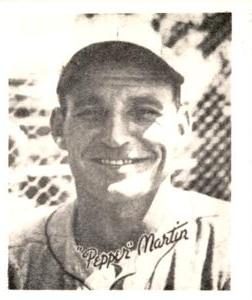 1972 TCMA 1936 Goudey R322 Reprints #NNO Pepper Martin Front