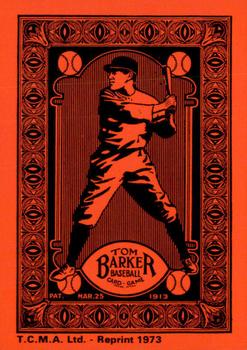 1973 TCMA 1913 Tom Barker Baseball Card Game (WG6 Red Backs) (reprint) #NNO Ivey Wingo Back