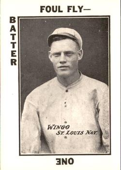 1973 TCMA 1913 Tom Barker Baseball Card Game (WG6) (reprint) #NNO Ivey Wingo Front