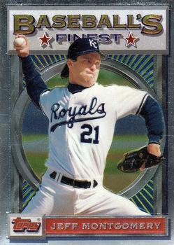 1993 Finest #42 Jeff Montgomery Front