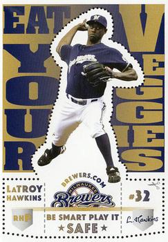 2011 Milwaukee Brewers Police - West Allis Police #NNO LaTroy Hawkins Front