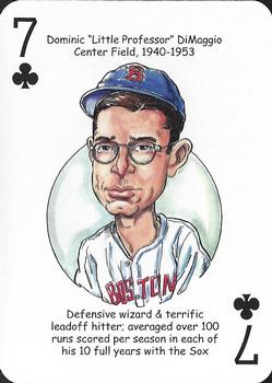 2015 Hero Decks Boston Red Sox Baseball Heroes Playing Cards #7♣️ Dom DiMaggio Front