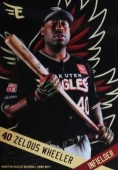 2017 Tohoku Rakuten Golden Eagles Team Issue #SS1-09 Zelous Wheeler Front