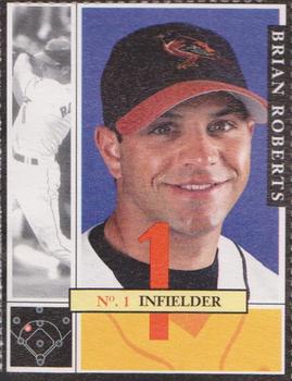 2002 Baltimore Orioles Program Cards #29 Brian Roberts Front