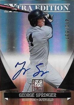 2011 Donruss Elite Extra Edition - Prospects Signature #P-36 George Springer Front