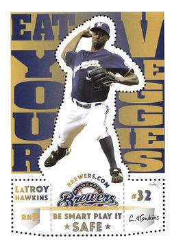 2011 Milwaukee Brewers Police - Town of Brookfield Police Department #NNO LaTroy Hawkins Front