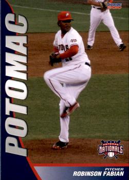 2010 Choice Potomac Nationals #7 Robinson Fabian Front