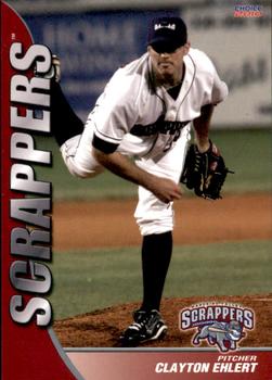 2010 Choice Mahoning Valley Scrappers #09 Clayton Ehlert Front