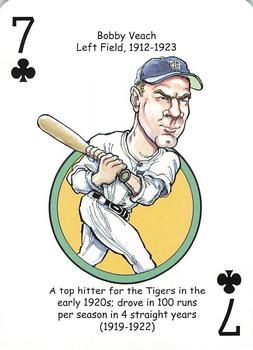 2016 Hero Decks Detroit Tigers Baseball Heroes Playing Cards #7♣ Bobby Veach Front