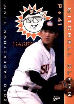 2010 MultiAd Hagerstown Suns #4 Mitchell Clegg Front