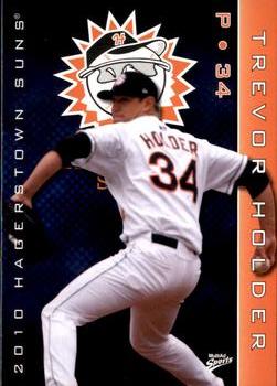 2010 MultiAd Hagerstown Suns #8 Trevor Holder Front