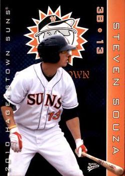 2010 MultiAd Hagerstown Suns #24 Steven Souza Front