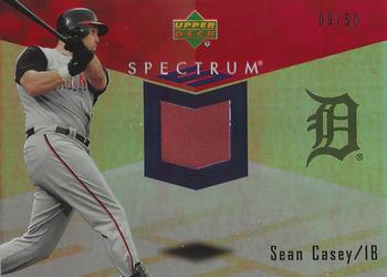 2007 Upper Deck Spectrum - Swatches Patches #SSW-SC Sean Casey Front