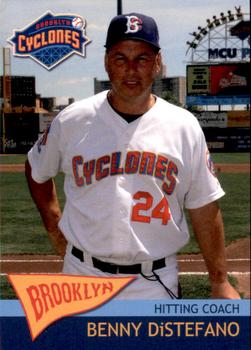 2010 Brooklyn Cyclones #4 Benny DiStefano Front