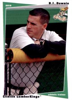 2010 Grandstand Clinton LumberKings #NNO B.J. Downie Front