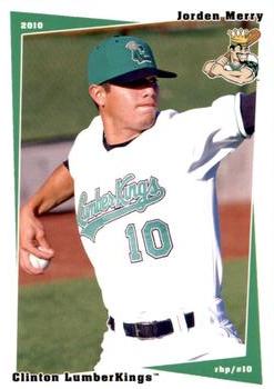 2010 Grandstand Clinton LumberKings Update 1 #NNO Jorden Merry Front