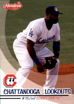 2010 Grandstand Chattanooga Lookouts #NNO Corey Smith Front