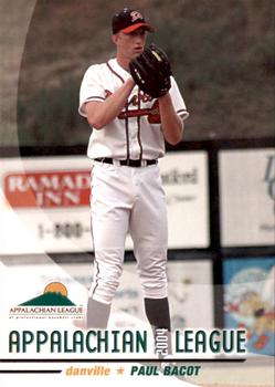 2004 Grandstand Appalachian League Top Prospects #NNO Paul Bacot Front