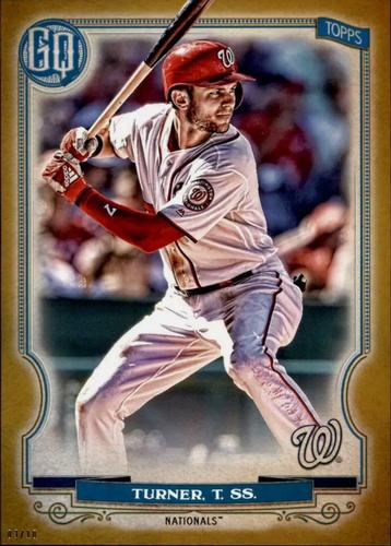 2020 Topps Gypsy Queen 5x7 - Gold 5x7 #55 Trea Turner Front