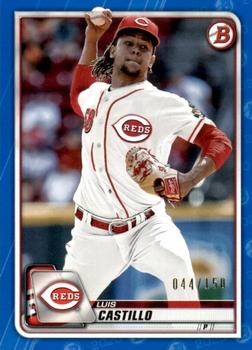 2020 Bowman - Blue #56 Luis Castillo Front