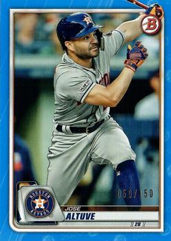 2020 Bowman - Blue #88 Jose Altuve Front